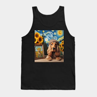 Cocker spaniel watercolor Tank Top